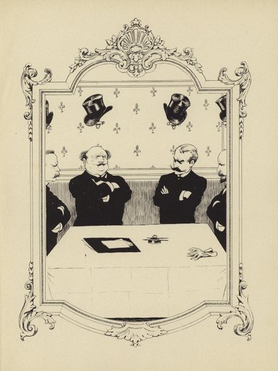 アイスクリームの思い出からの漫画 作： Albert Guillaume
